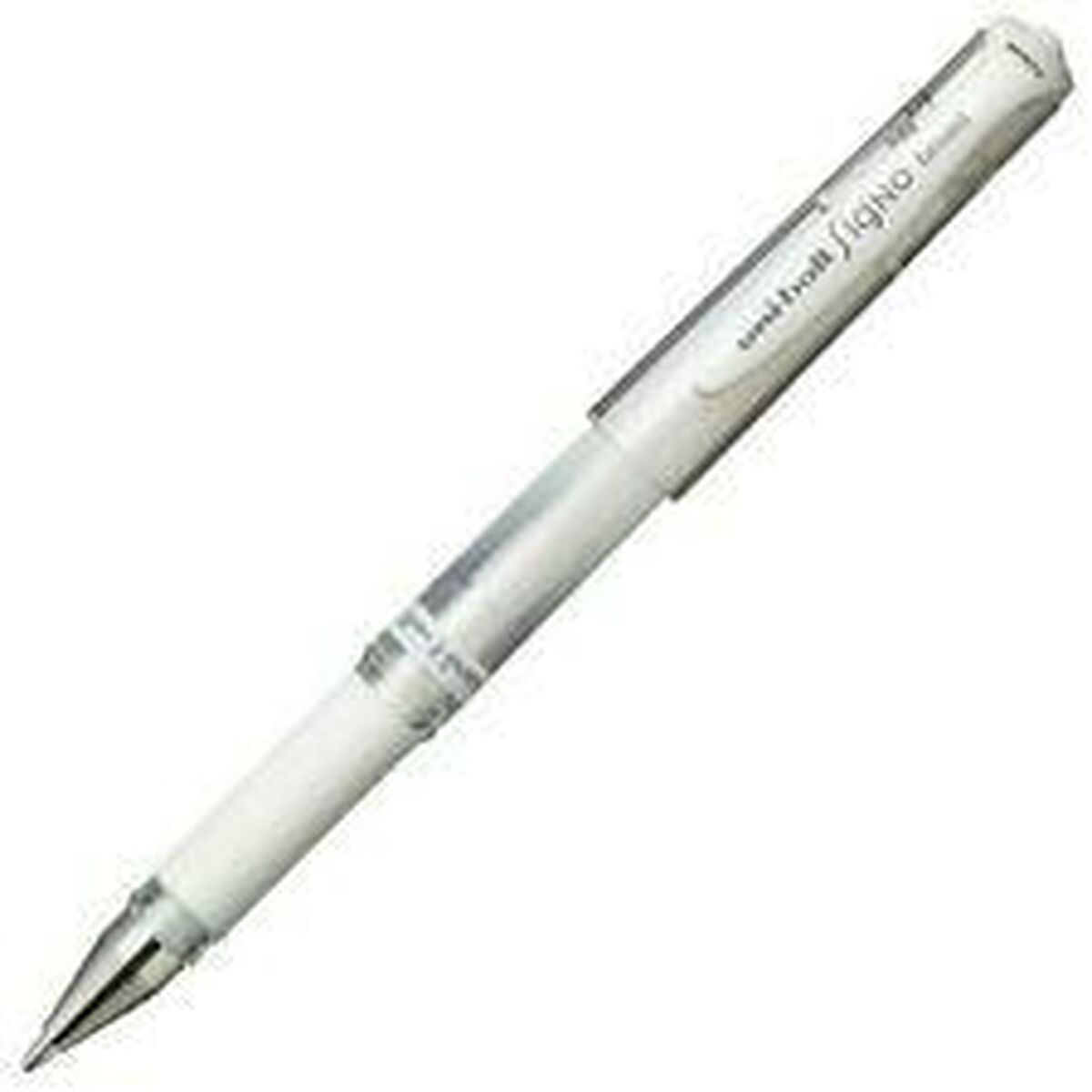Penna a inchiostro liquido Uni-Ball Signo Broad UM-153 W Bianco 0,6 mm (12 Pezzi)