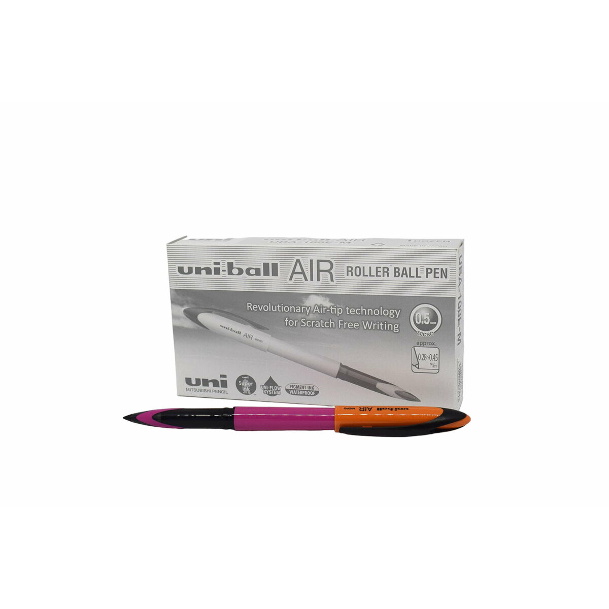 Penna a inchiostro liquido Uni-Ball Air Micro UBA-188E-M Rosa 0,5 mm (12 Pezzi)