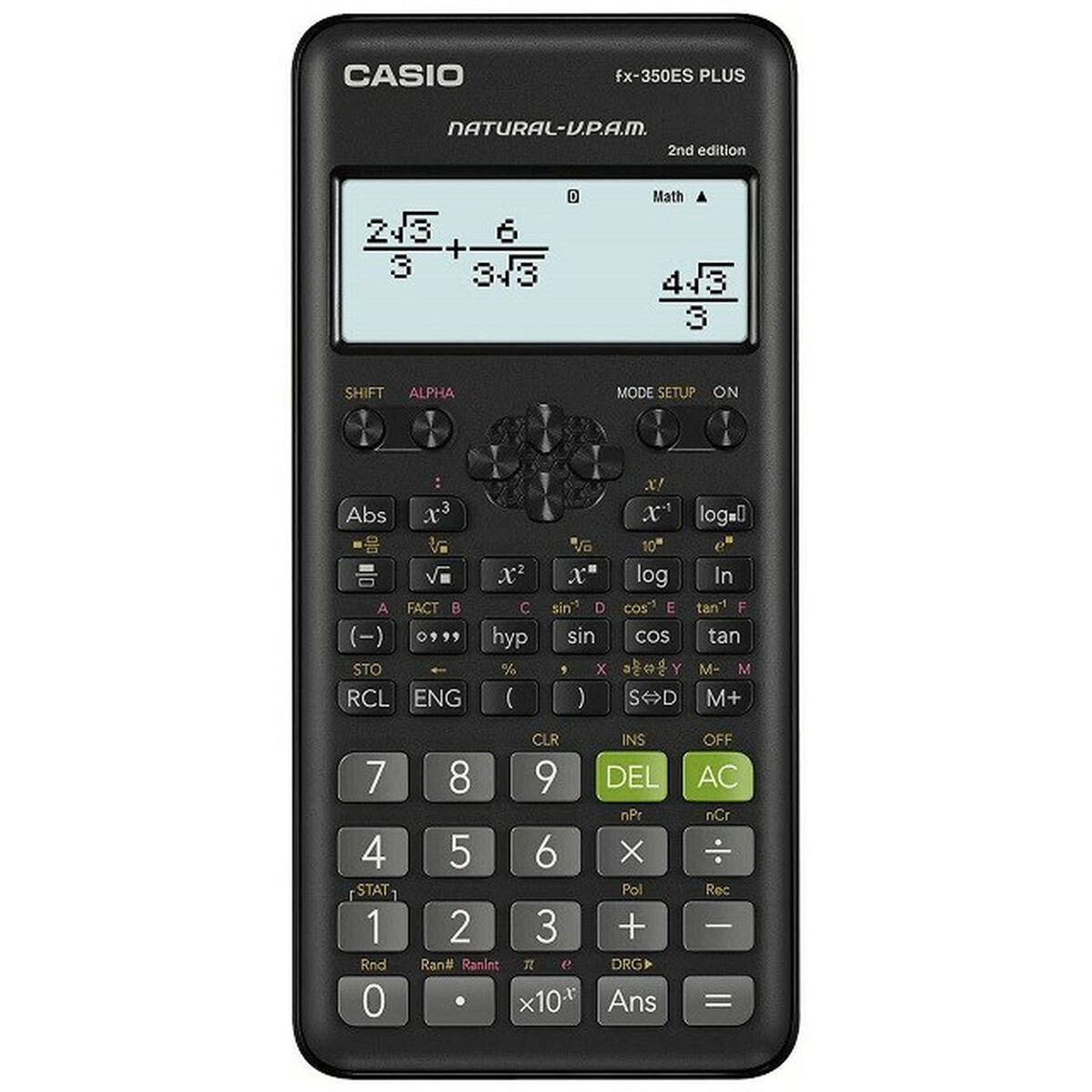 Calcolatrice Casio Nero
