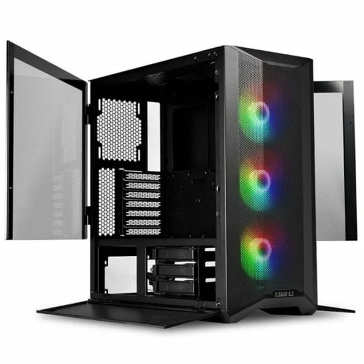 Case computer desktop ATX Lian-Li LANCOOL II MESH C RGB BLACK Nero