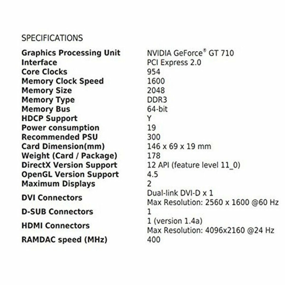Scheda Grafica MSI V809-2000R 2 GB DDR3 2 GB RAM