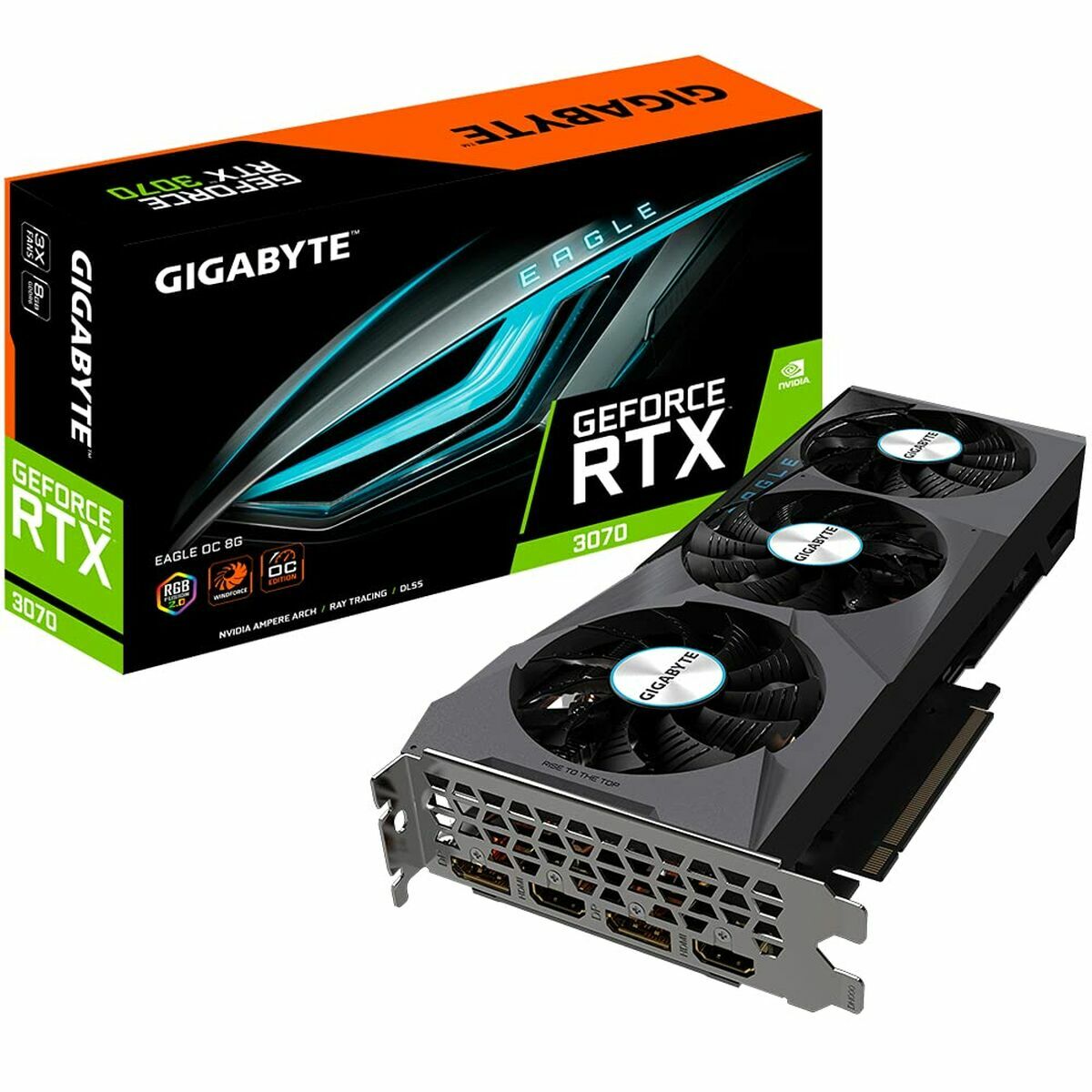 Scheda Grafica Gigabyte GeForce RTX 3070 EAGLE OC 8G (rev. 2.0)