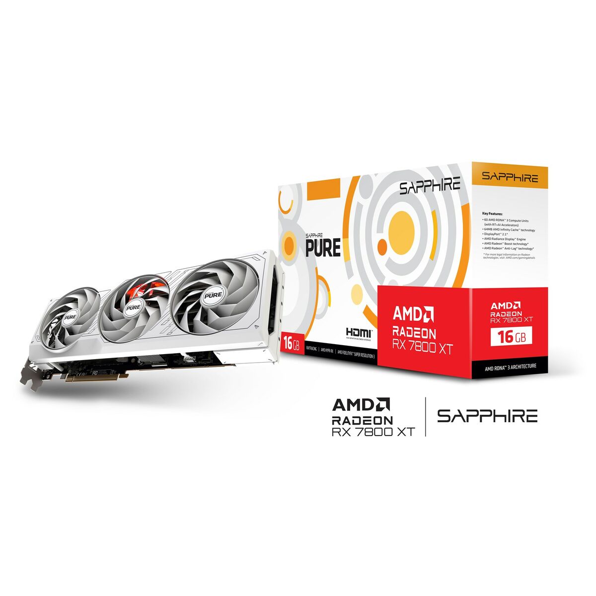 Scheda Grafica Sapphire 11330-03-20G AMD 16 GB RAM GDDR6