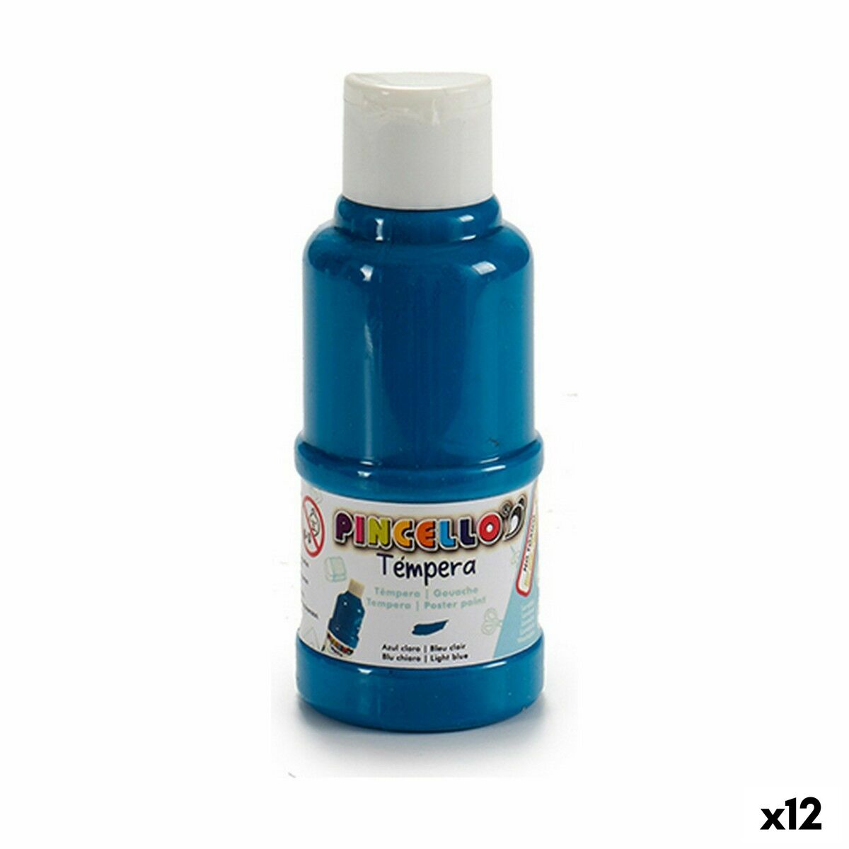 Tempere Azzurro Chiaro (120 ml) (12 Unità)
