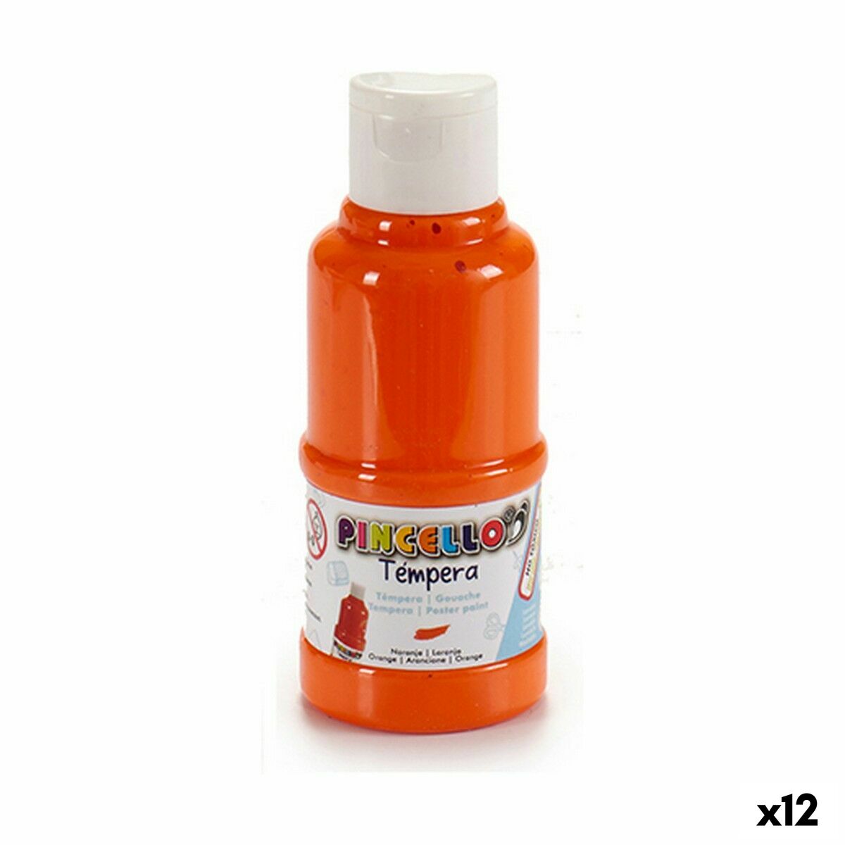 Tempere Arancio (120 ml) (12 Unità)