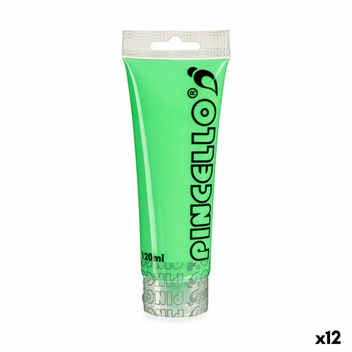 Vernice acrilica Neon Verde 120 ml (12 Unità)