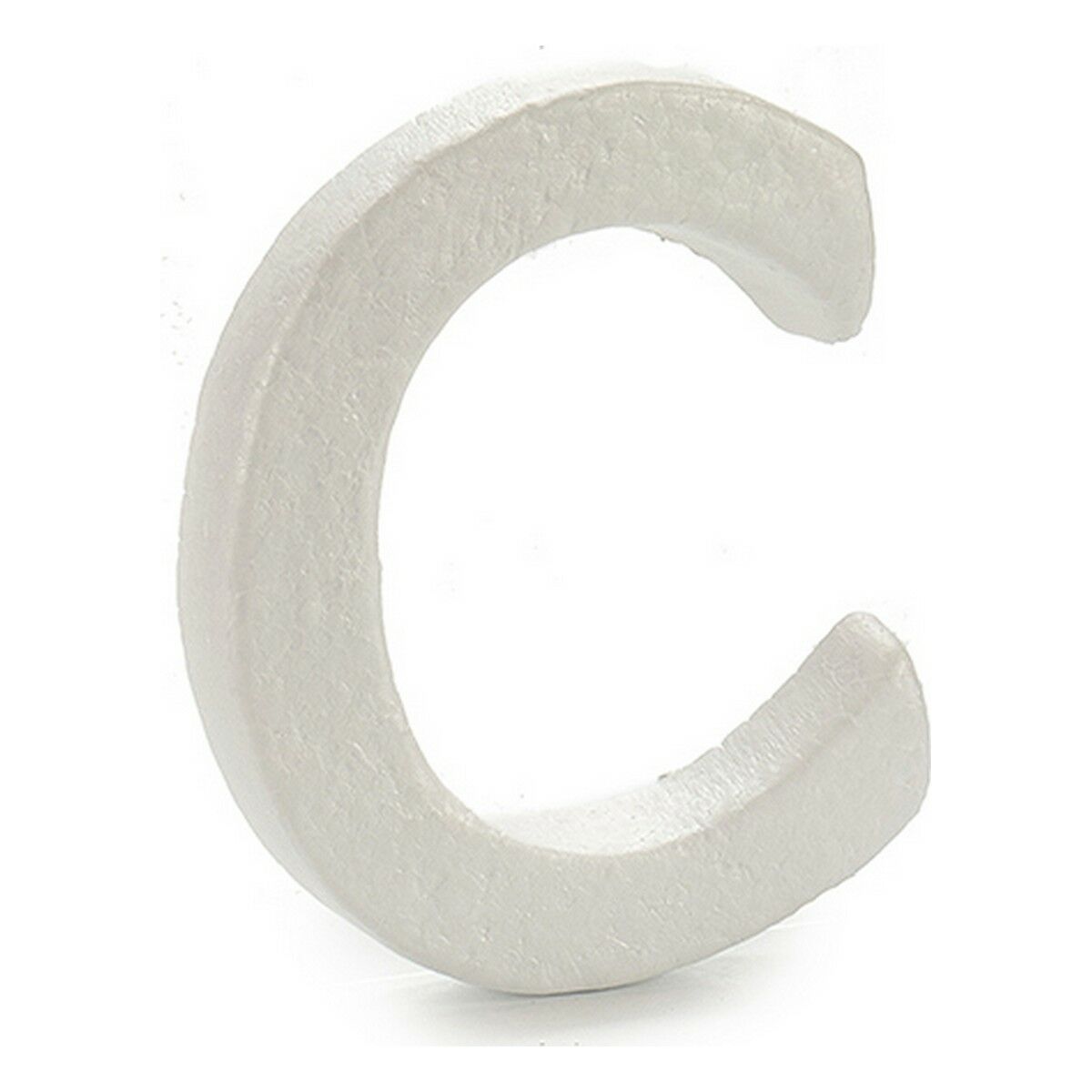 Lettera C Bianco polistirene 1 x 15 x 13,5 cm (12 Unità)