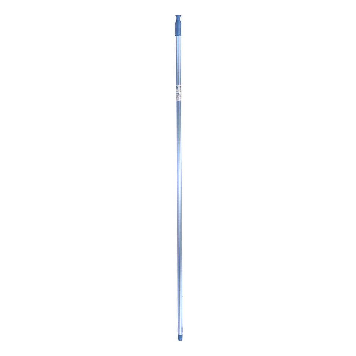 Mazza per la Scopa Righe 2,3 x 130 x 2,3 cm Azzurro Metallo (12 Unità)
