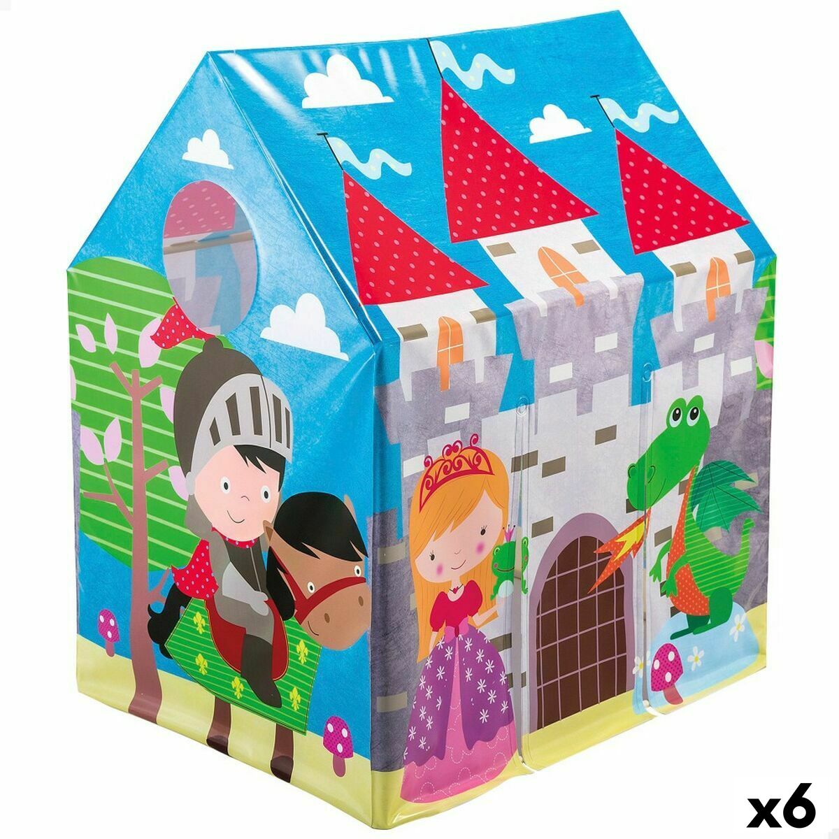 Casa da Gioco per Bambini Intex Castello 95 x 107 x 75 cm (6 Unità)