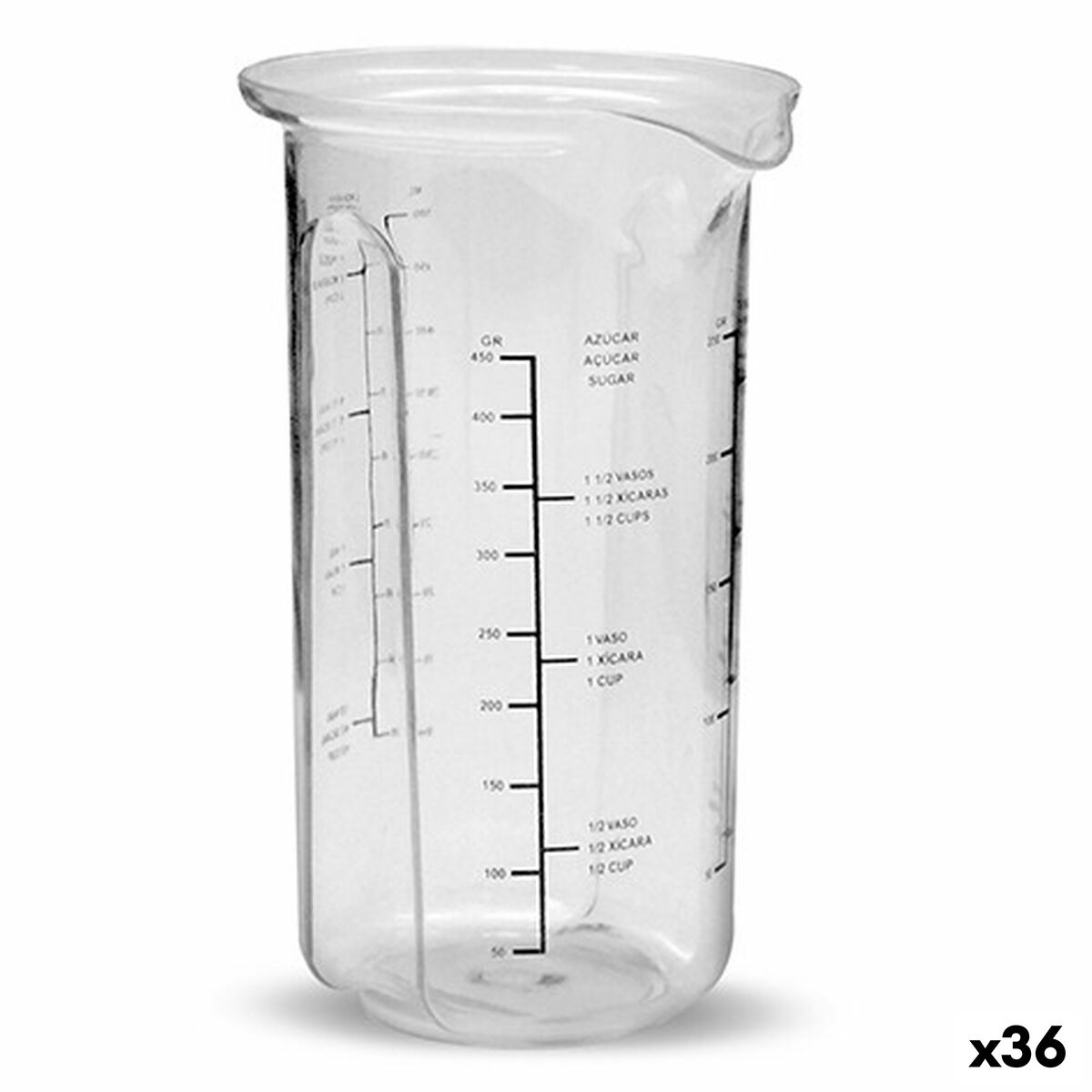Bicchiere dosatore Plastica 500 ml (36 Unità)