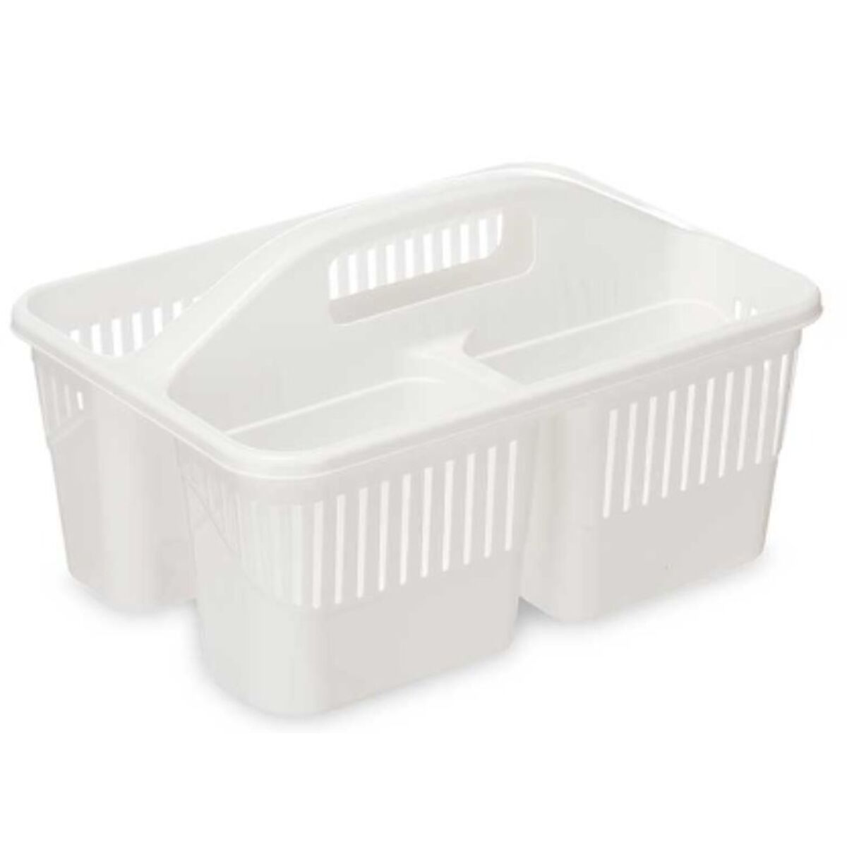 Secchio organizzatore Detergente Bianco Plastica 31,3 x 18 x 22 cm (12 Unità)