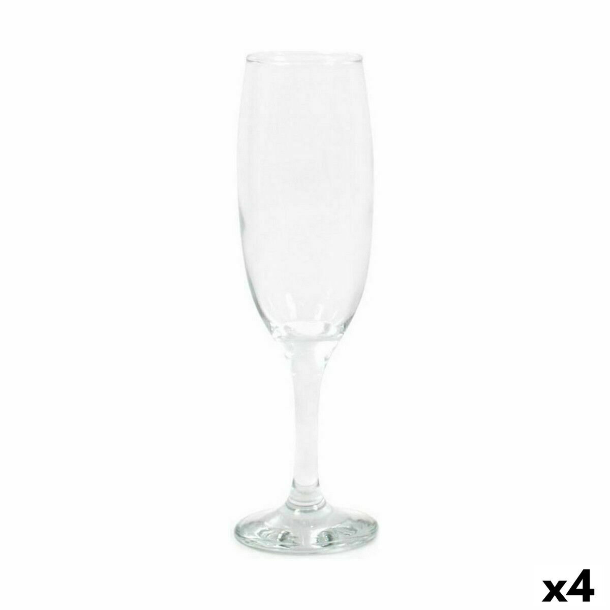 Set di Bicchieri LAV Empire Champagne 6 Pezzi 220 ml (4 Unità)