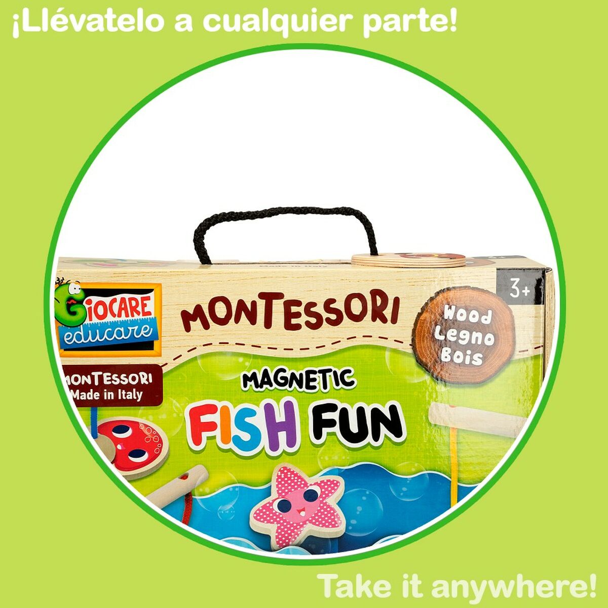 Gioco da Tavolo Lisciani Montessori Pesca (6 Unità)