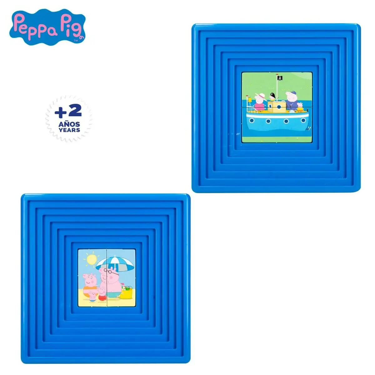 Puzzle per Bambini Peppa Pig 25 Pezzi 19 x 4 x 19 cm (6 Unità)