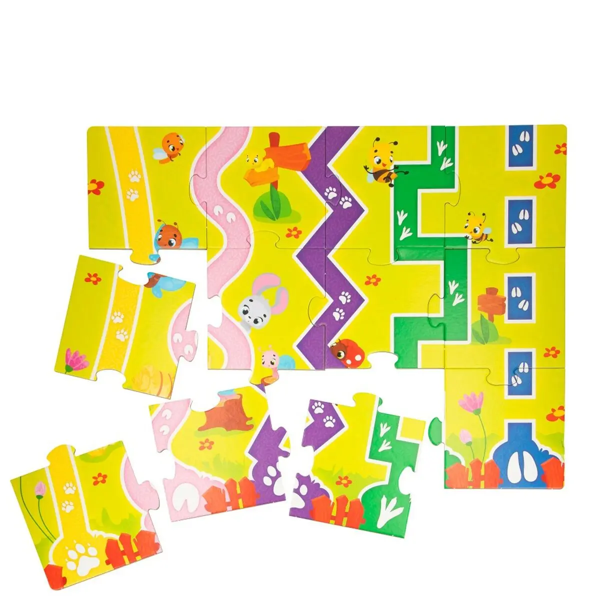Puzzle per Bambini Lisciani Fattoria 27 Pezzi 48 x 1 x 36 cm (6 Unità)