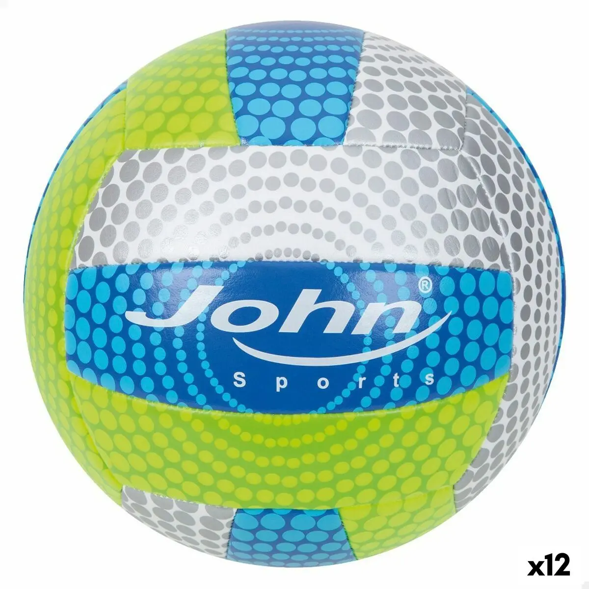 Pallone da Pallavolo John Sports 5 Ø 22 cm (12 Unità)
