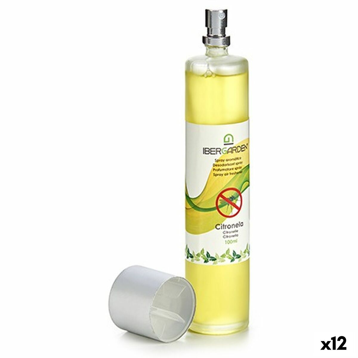 Diffusore Spray Per Ambienti Citronella 100 ml (12 Unità)