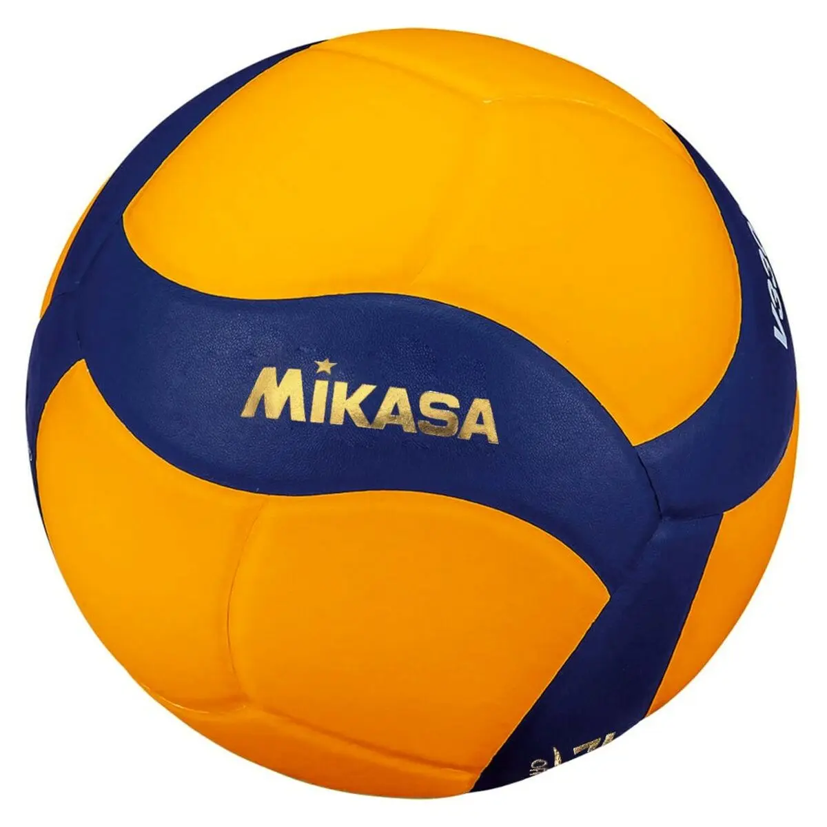Pallone da Pallavolo Mikasa V333W Giallo Azzurro Pelle Sintetica