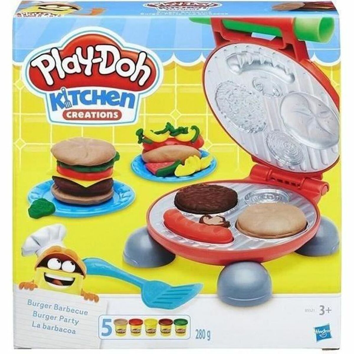 Set di Plastilina Play-Doh Burger Party