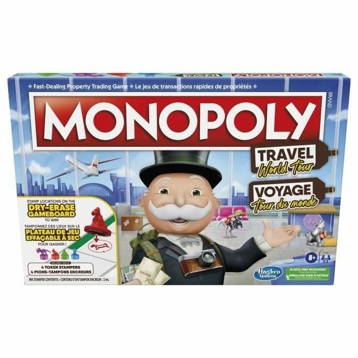 Gioco da Tavolo Monopoly Travel around the world (FR)
