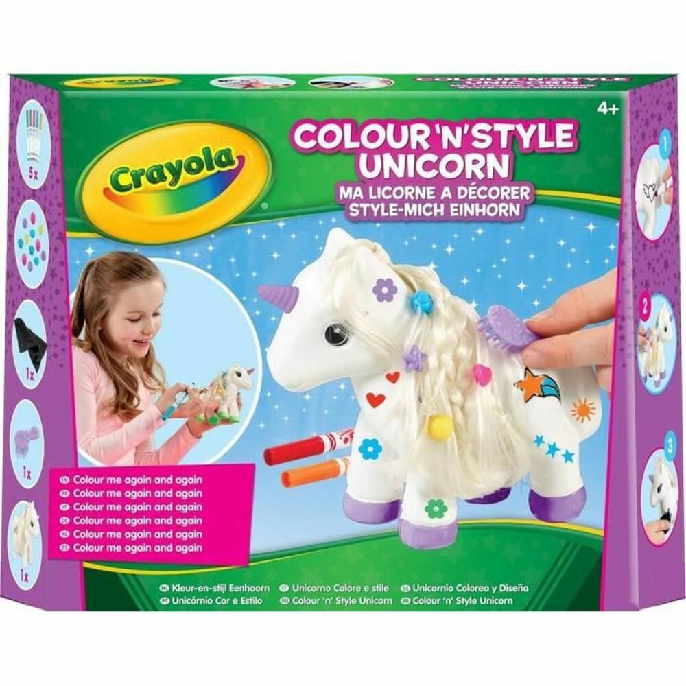 Gioco Fai-da-te Crayola Decorate your Unicorn (FR) Rosso Multicolore