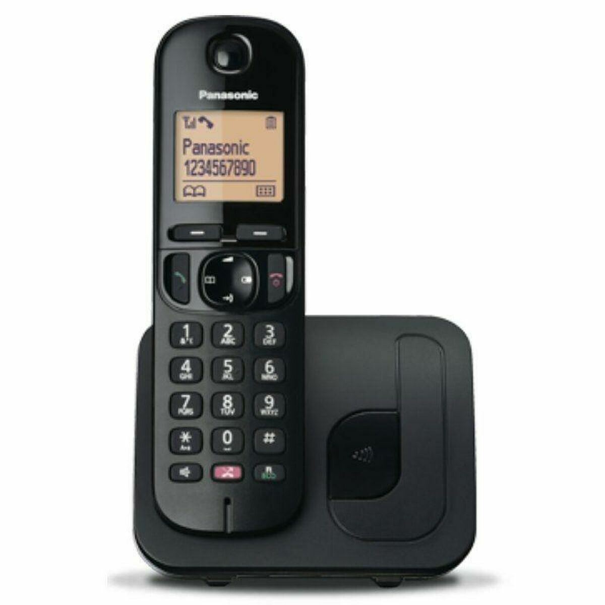 Telefono Senza Fili Panasonic Nero 1,6"