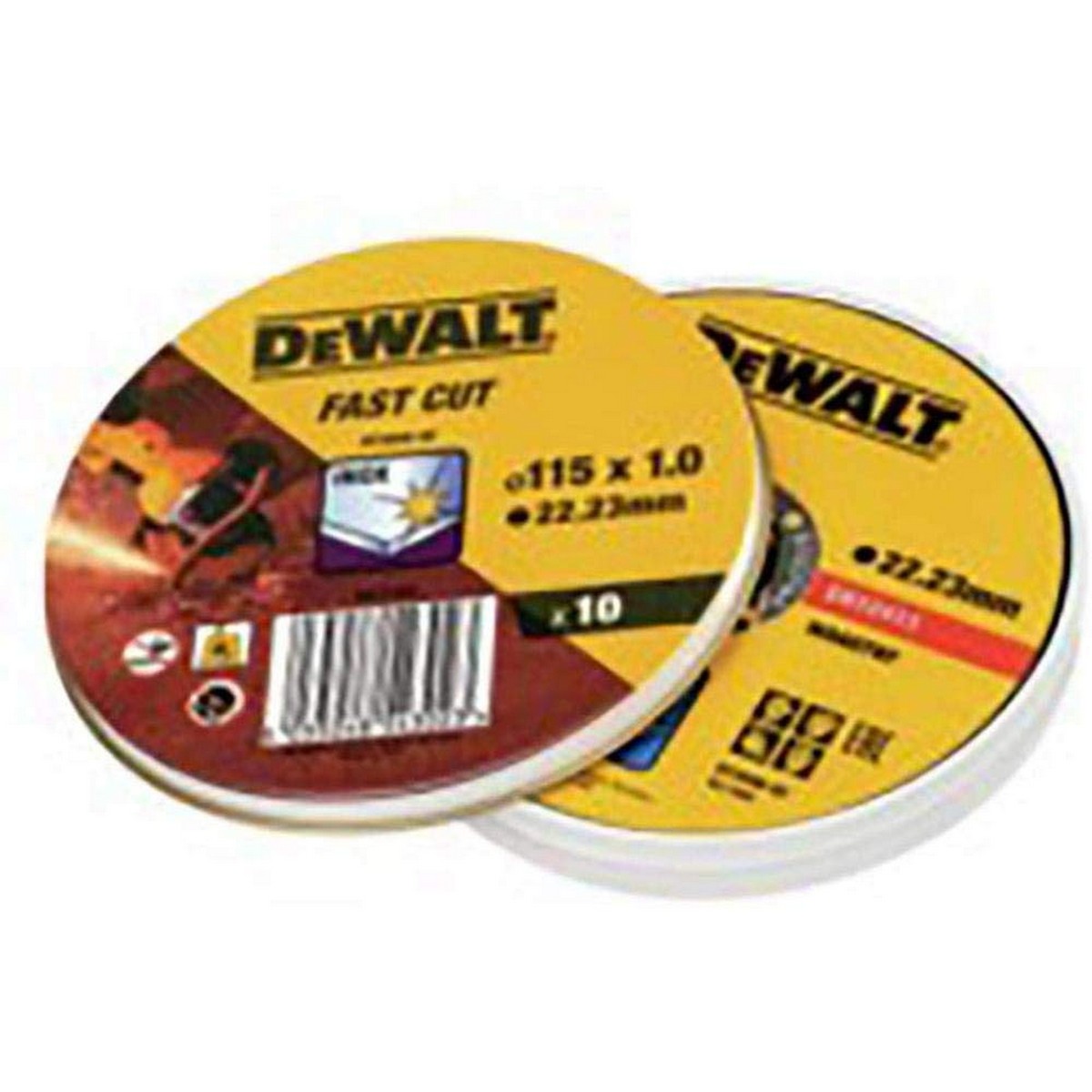 Disco da taglio Dewalt Fast Cut dt3506-qz 10 Unità 115 x 1 x 22,23 mm