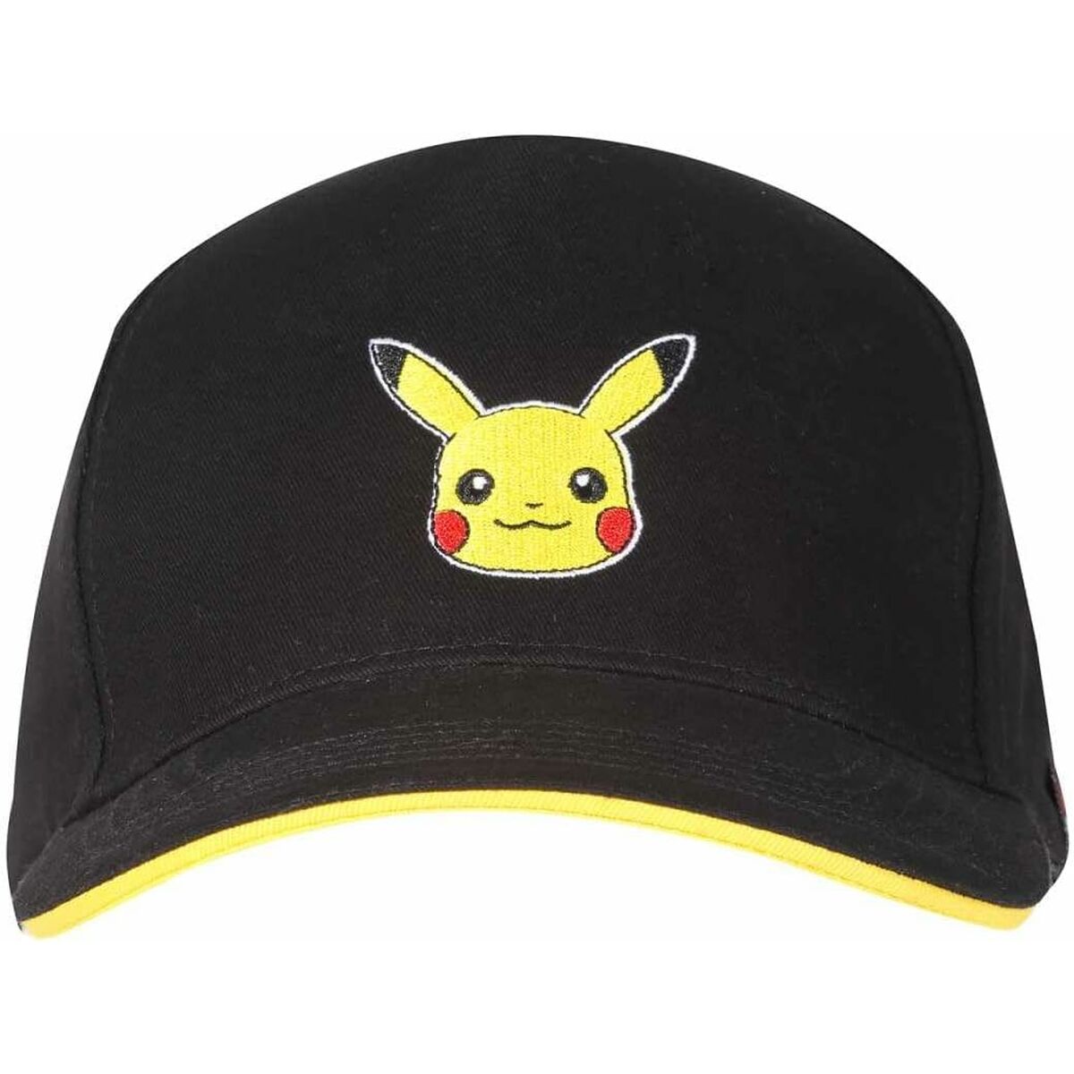Berretto Unisex Pokémon Pikachu Badge 58 cm Nero Taglia unica