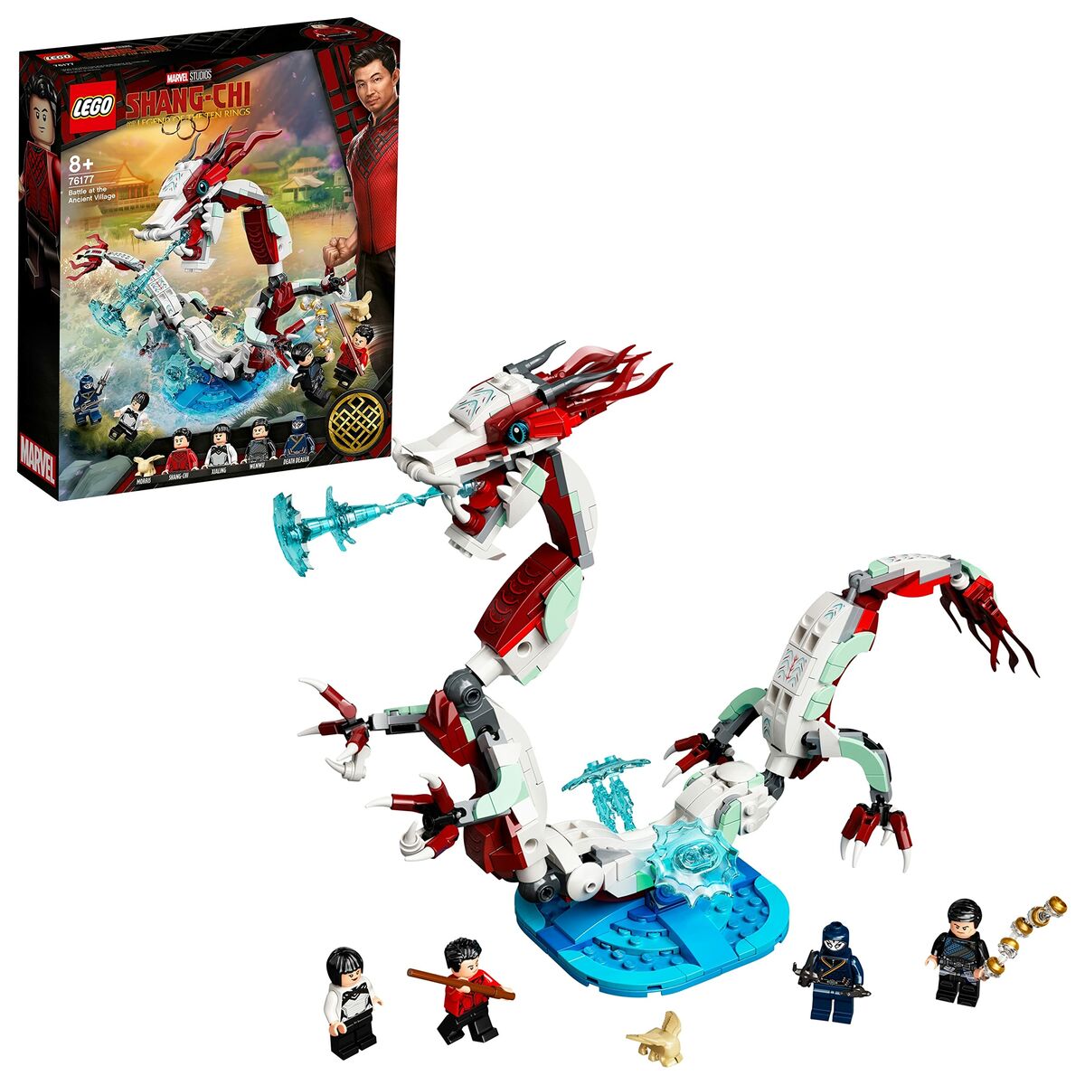 Playset Lego Marvel: Shang-Chi and the Legend of the Ten Rings - Battle at the Ancient Village 76177 400 Pezzi