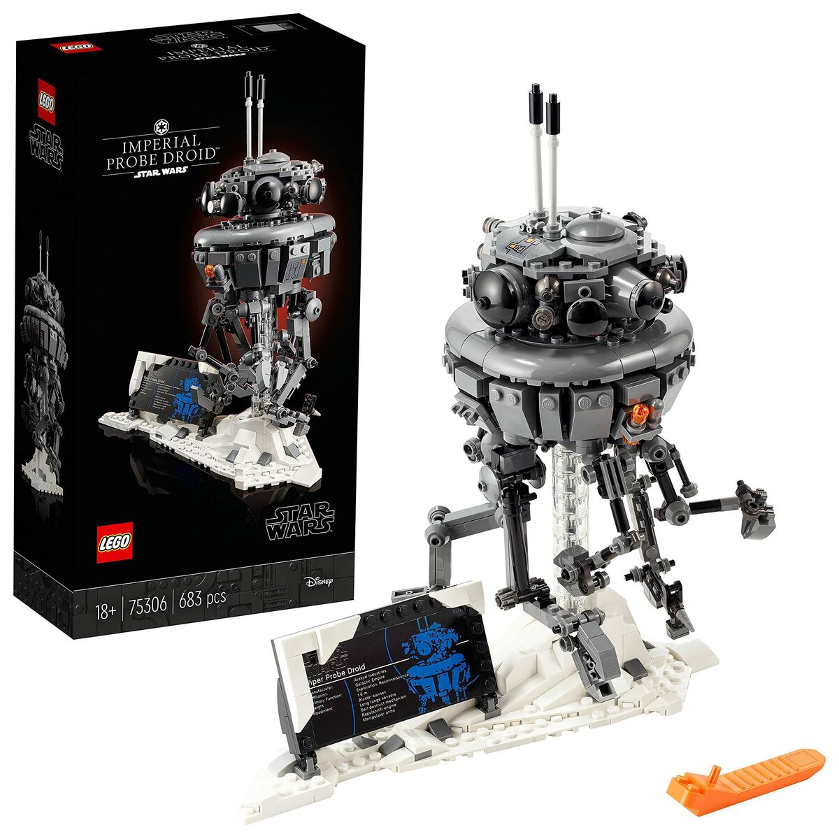Playset Lego Star Wars 75306 Imperial Probe Droid 683 Pezzi 24 x 27 x 11 cm