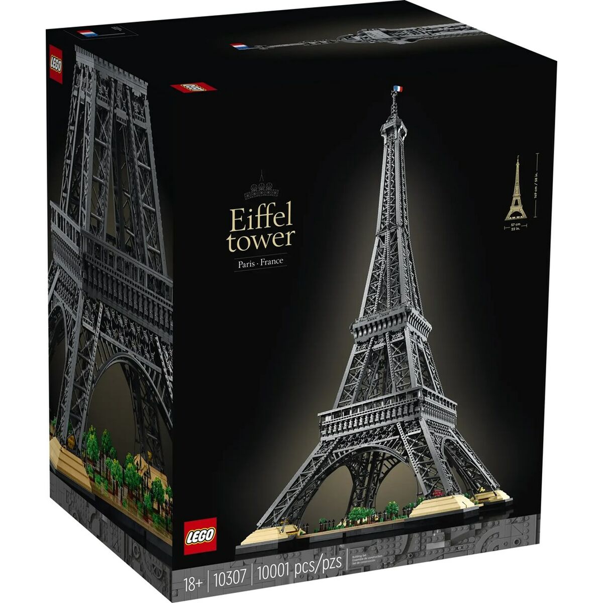 Playset Lego Icons: Eiffel Tower - Paris, France 10307 10001 Pezzi 57 x 149 x 57 cm