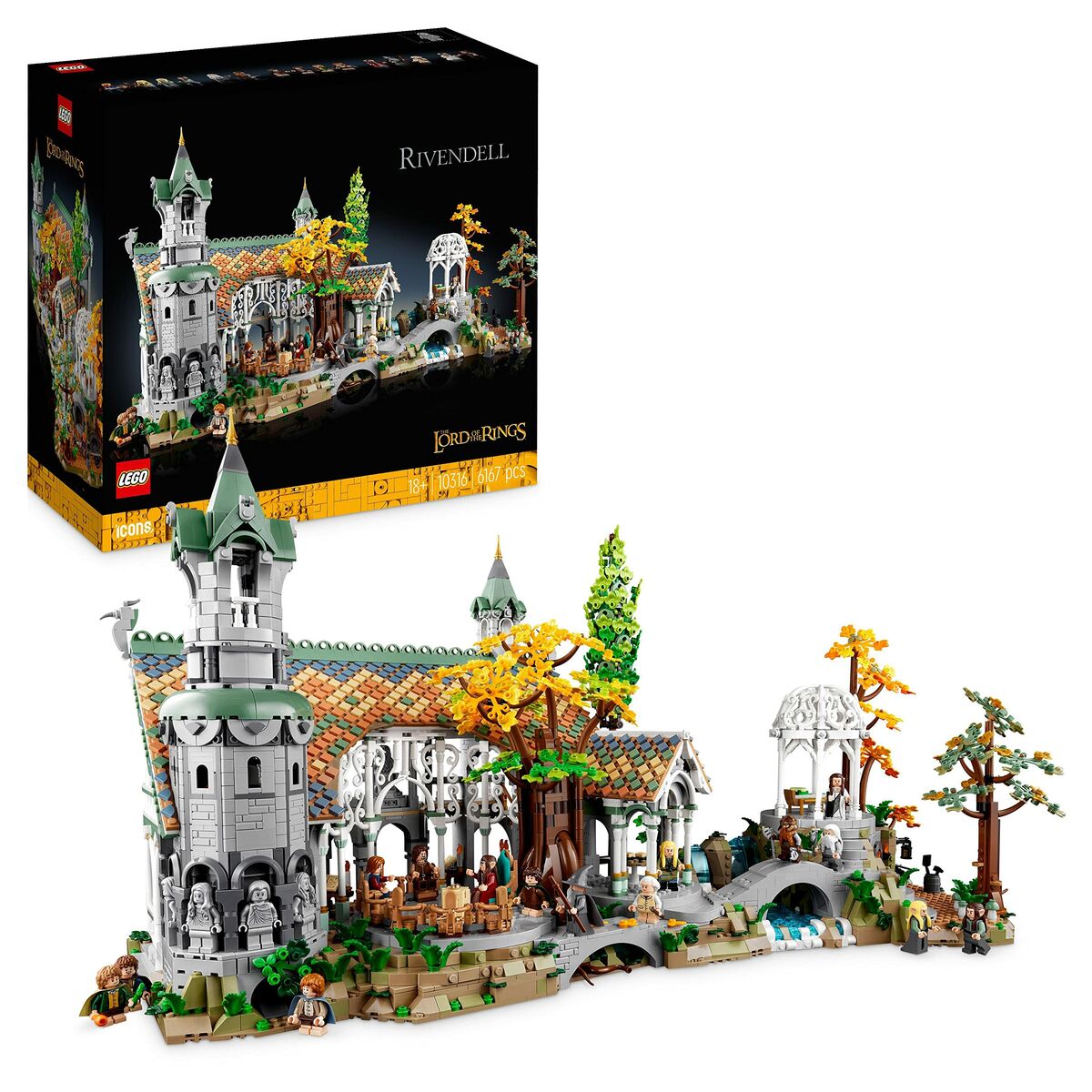 Playset Lego The Lord of the Rings: Rivendell 10316 6167 Pezzi 72 x 39 x 50 cm