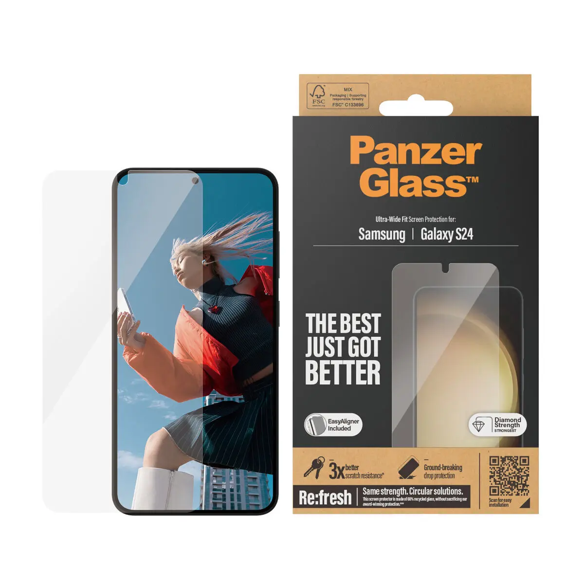 Proteggi Schermo Panzer Glass 7350 Samsung Galaxy S24