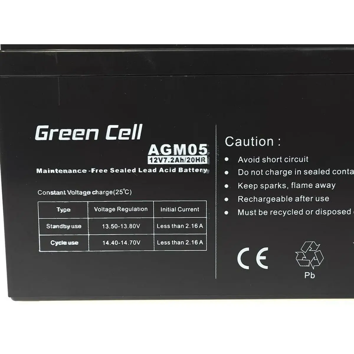 Batteria per Gruppo di Continuità UPS Green Cell AGM05 72 Ah 12 V