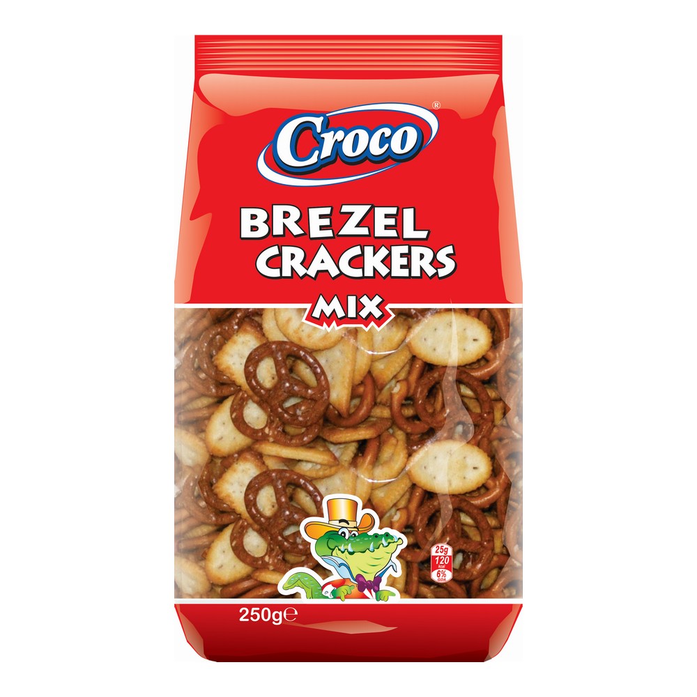 Biscotti Croco Brezel & Crakers (250 g)
