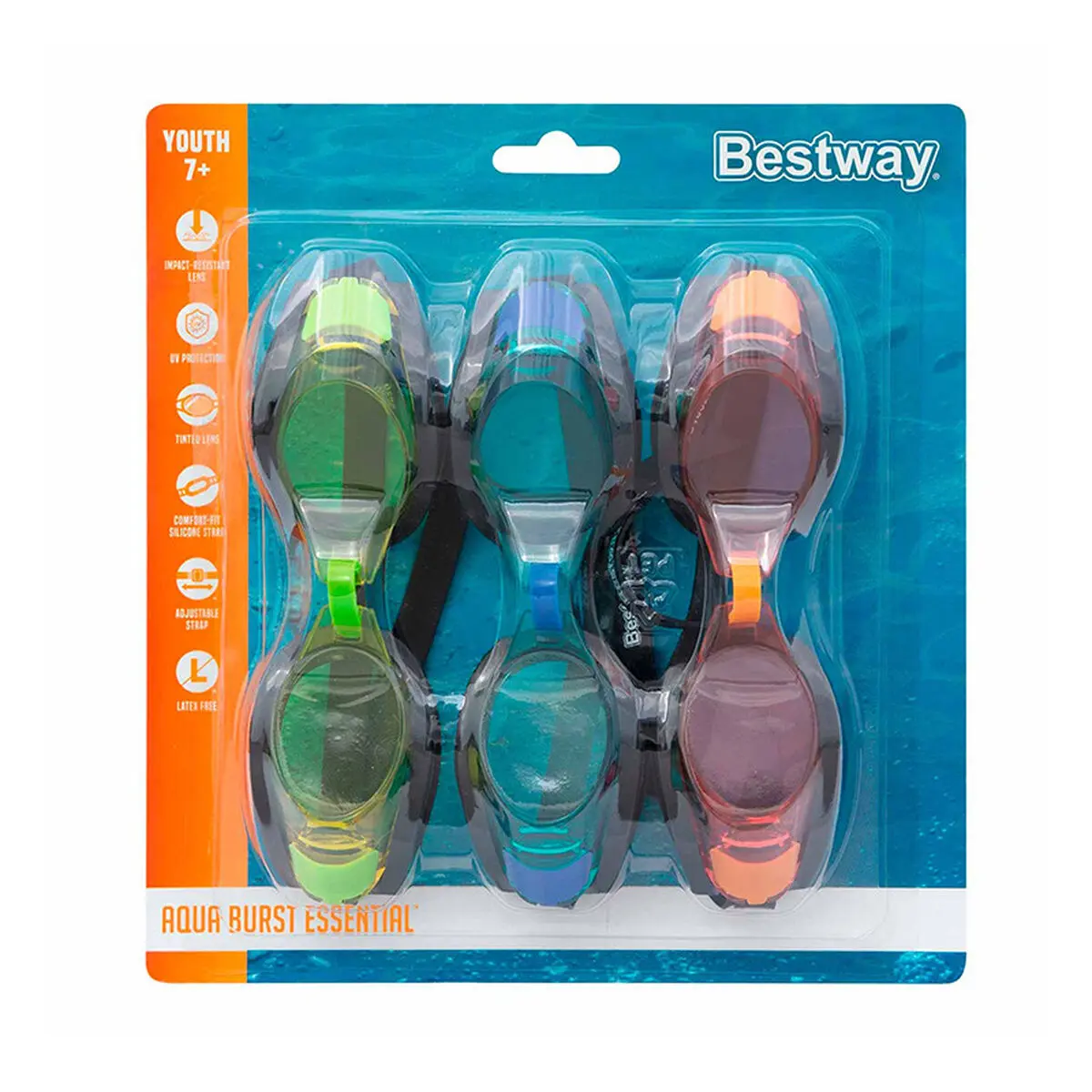 Occhialini da Nuoto per Bambini Bestway 21099 / 23 Multicolore