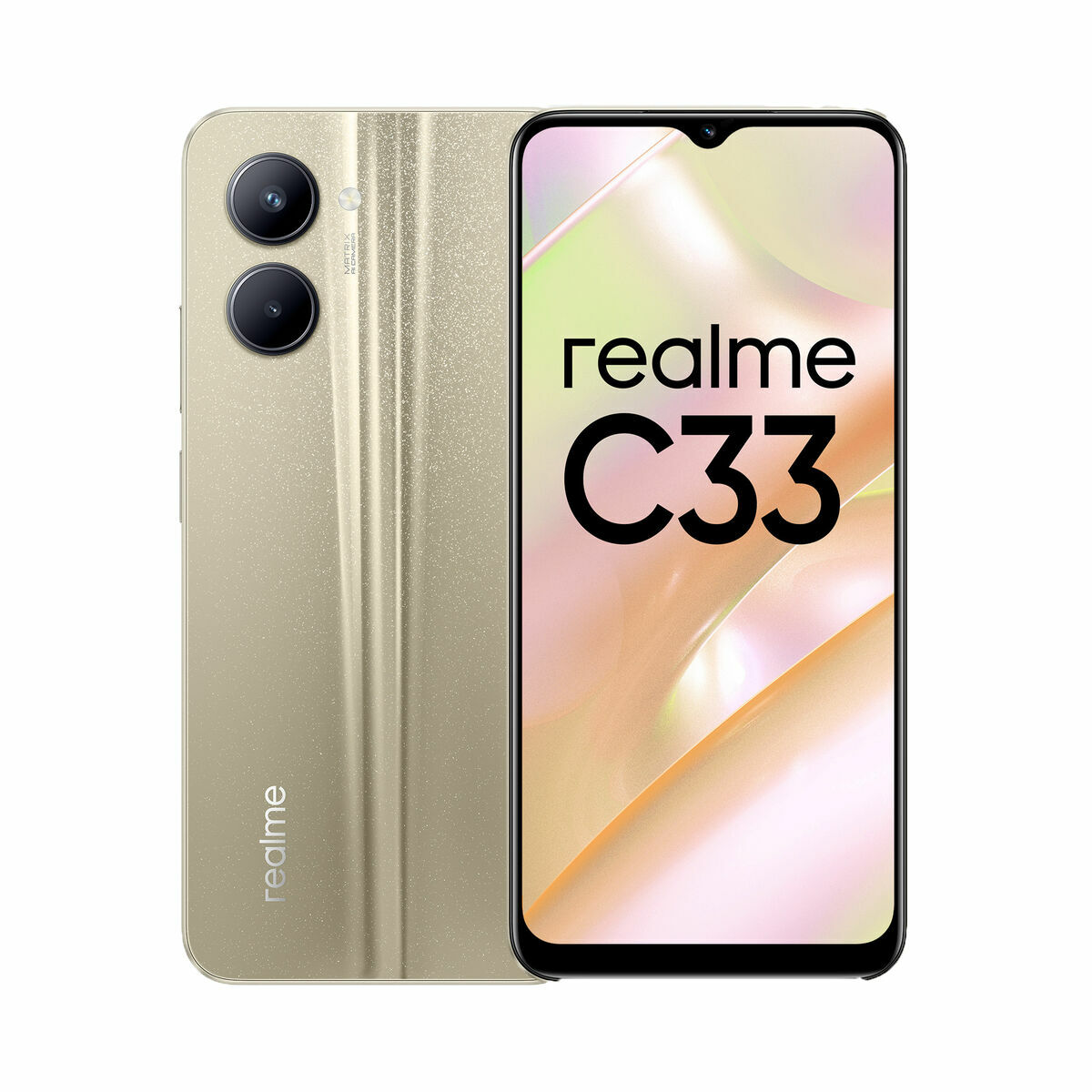 Smartphone Realme C33 Dorato 4 GB RAM Octa Core Unisoc 6,5" 64 GB 1 TB