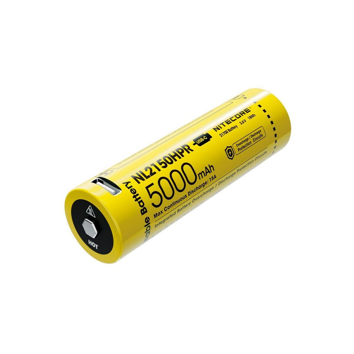 Batteria ricaricabile Nitecore NT-NL2150HPR 5000 mAh 3,6 V 21700