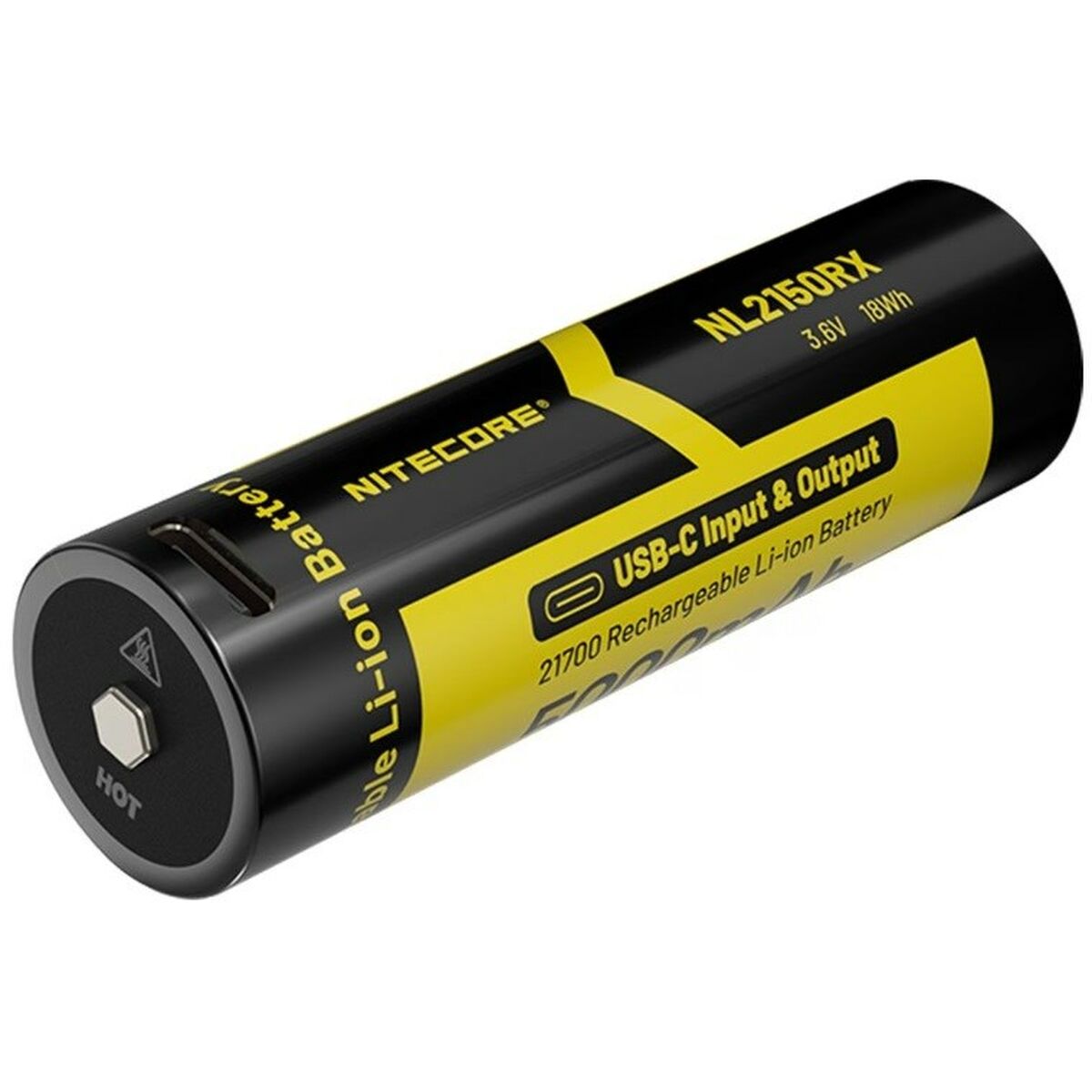 Batteria ricaricabile Nitecore NT-NL2150RX 5000 mAh 3,6 V 21700