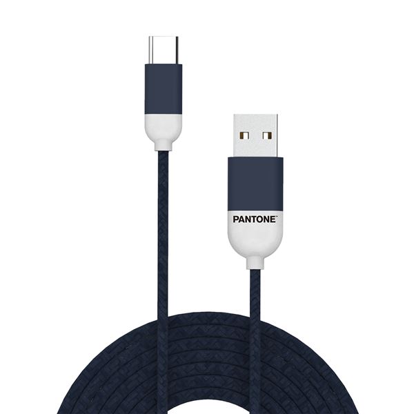 PANTONE USB-C CABLE 1.5MT NAVY BLUE