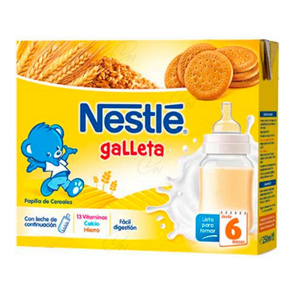 Pappina Nestle Galleta Latte e Cereali al Miele (2 x 250 ml)
