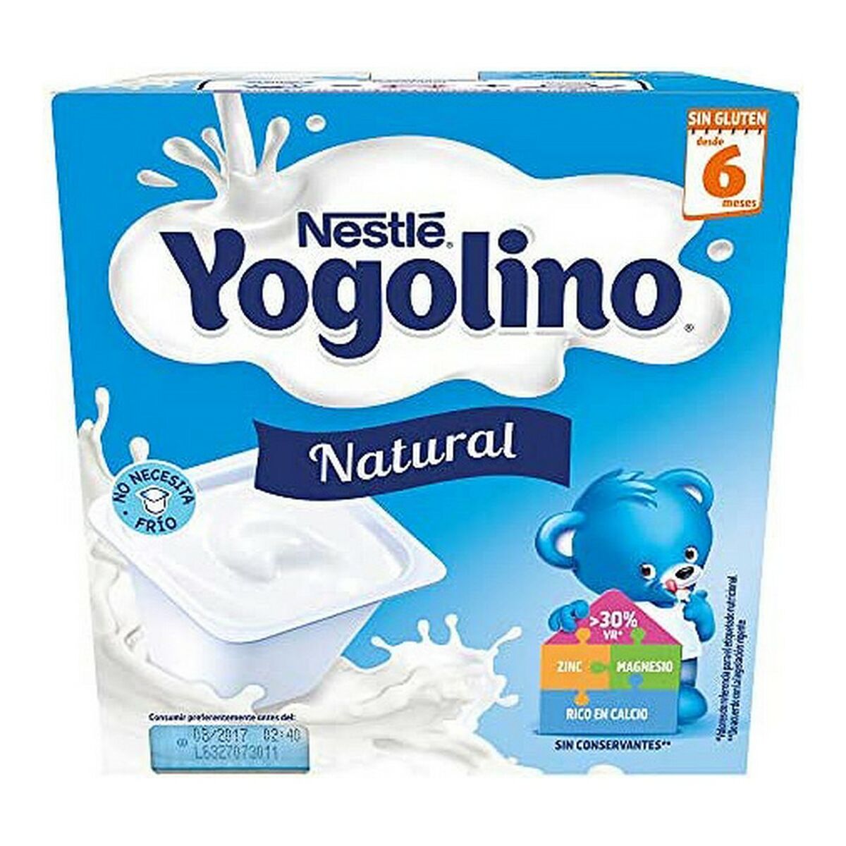 Yogurt Nestle Yogolino Al Naturale (4 x 100 gr)