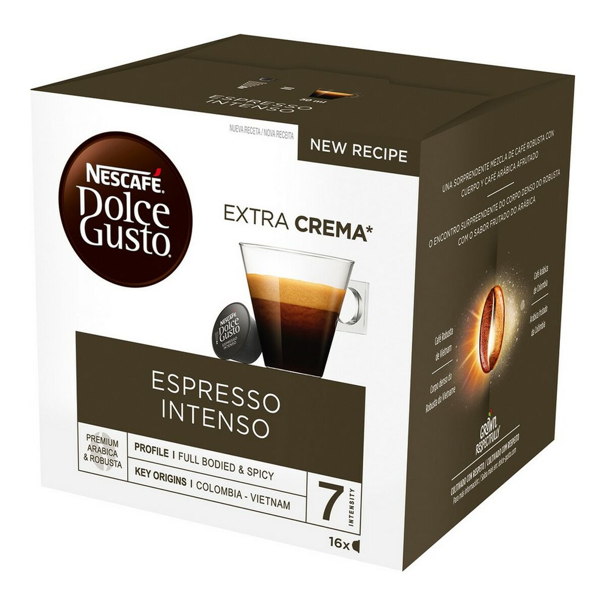 Capsule di caffè Espresso Intenso Nescafé Dolce Gusto 12048955 (16 uds)