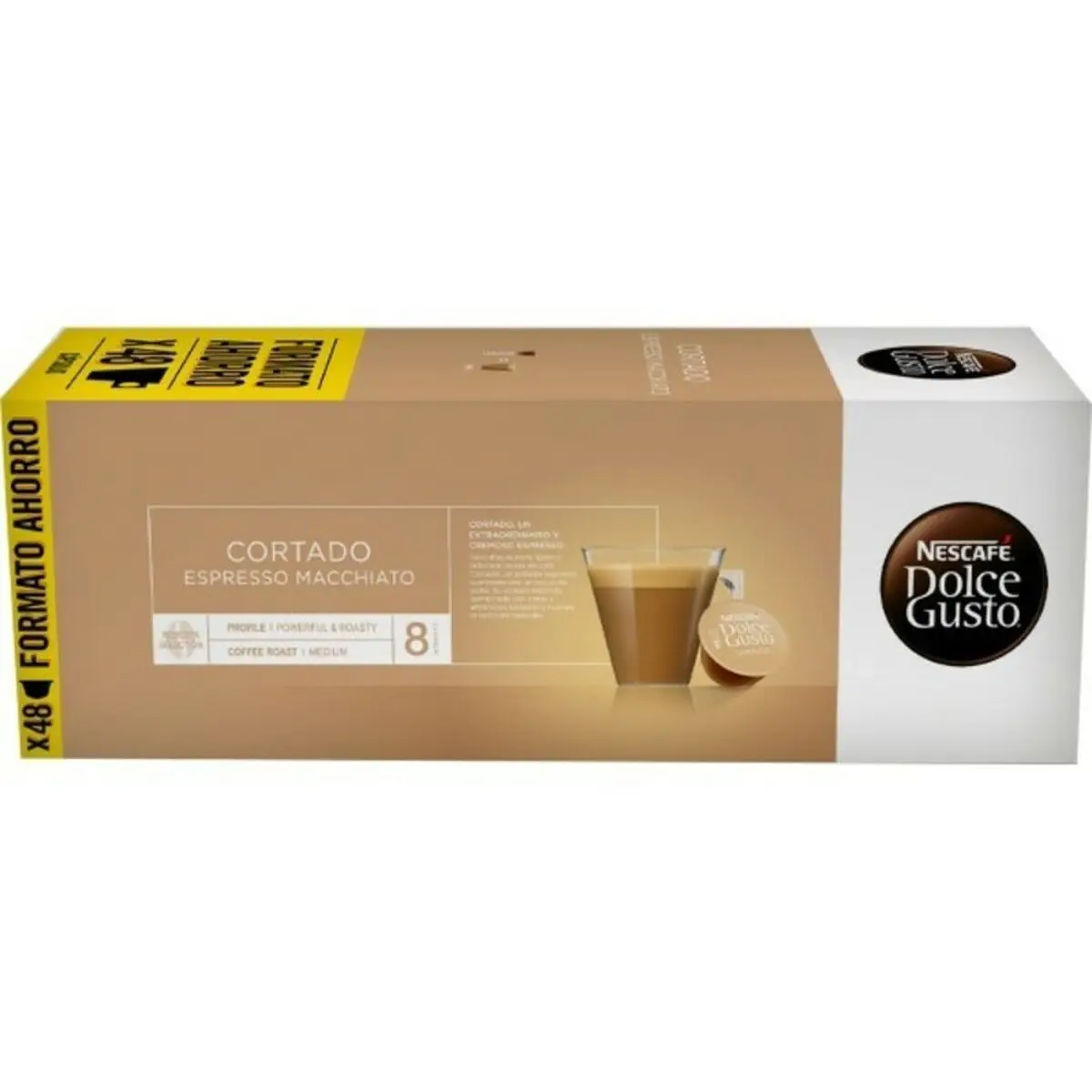 Capsule di Caffè con Contenitore Nescafé Dolce Gusto Espresso Macchiato 1 Unità