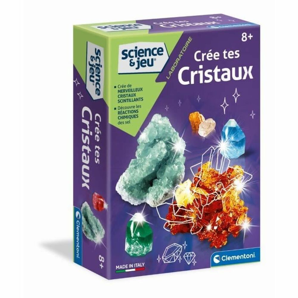 Gioco di Scienza Clementoni Creates Crystals Fluorescente