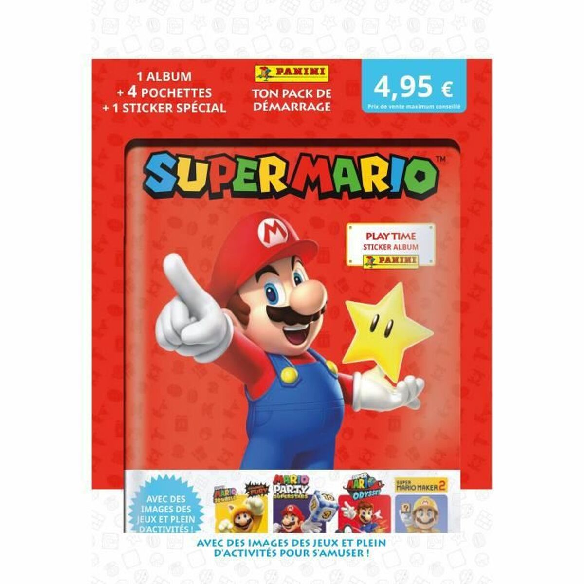 Pacchetto Chrome Panini Album Super Mario Bros™