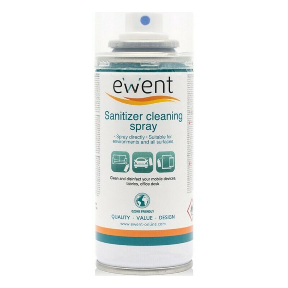 Spray Disinfettante Ewent EW5676 400 ml