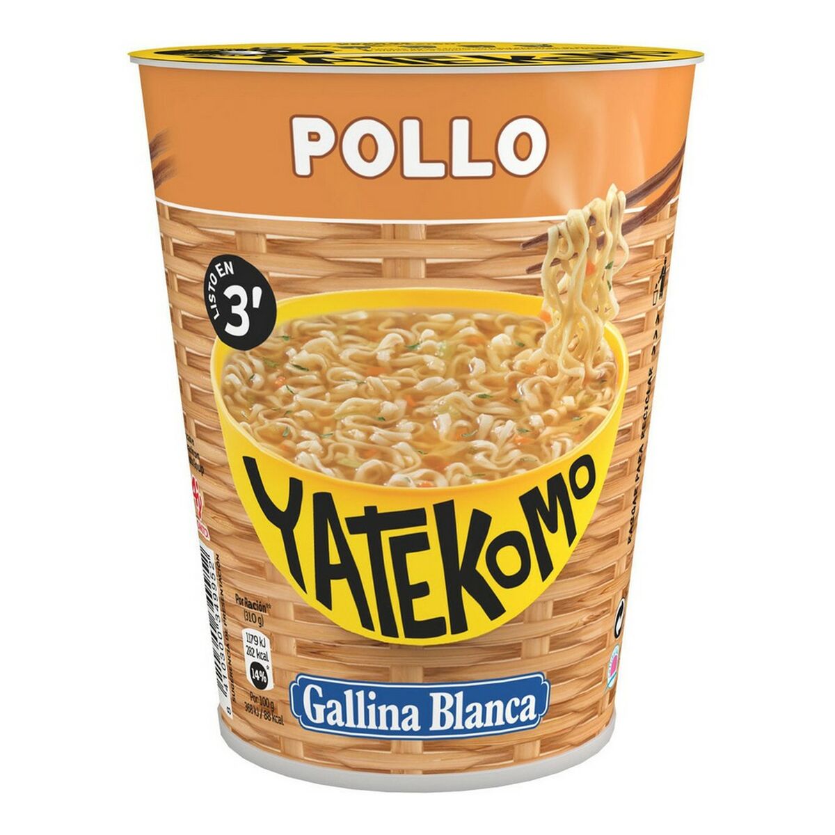 Noodles Yatekomo Pollo (60 g)