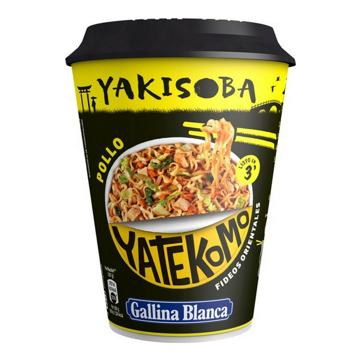 Noodles Yatekomo Yakisoba Pollo (93 g)