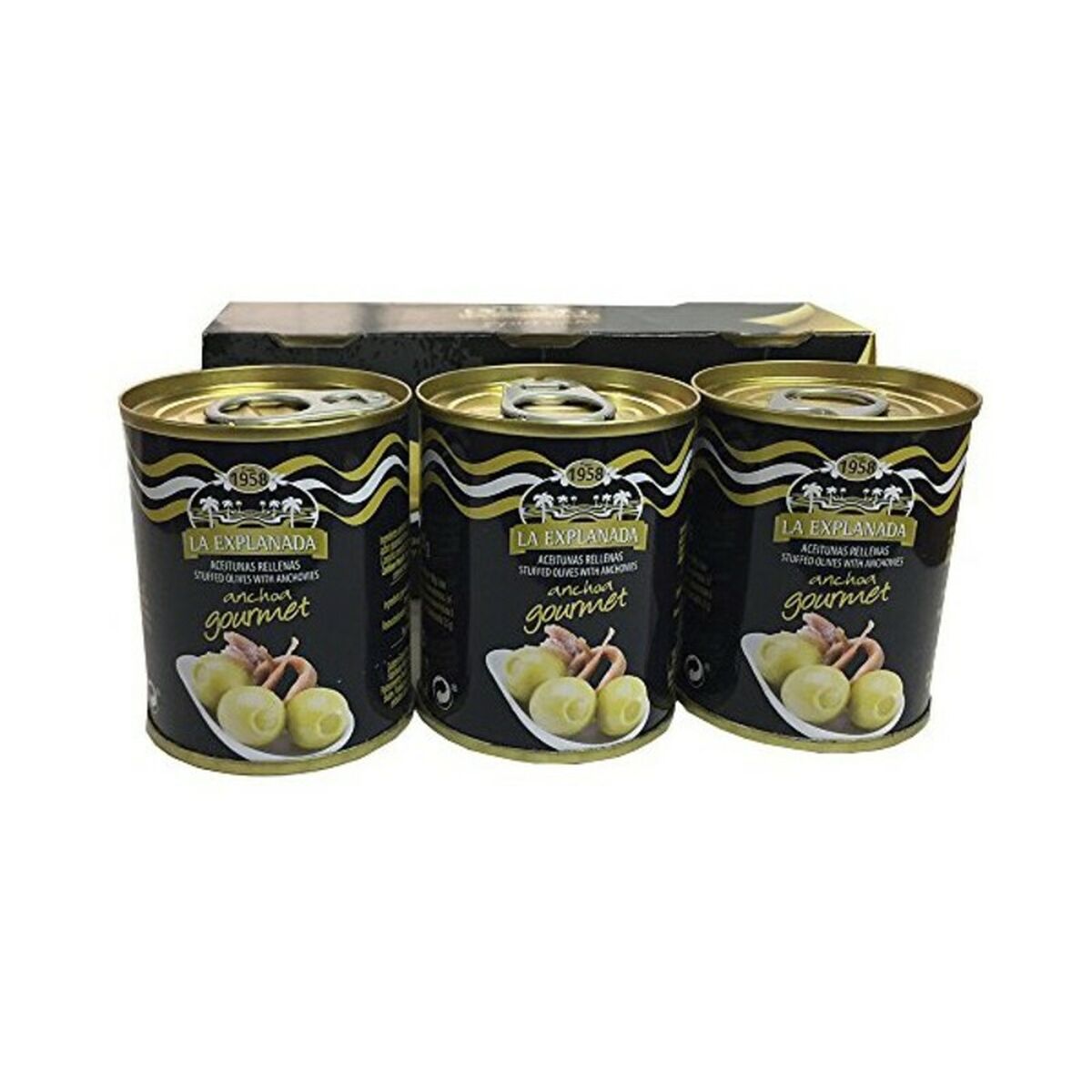 Olive Explanada Ripieno di acciughe (3 pcs)